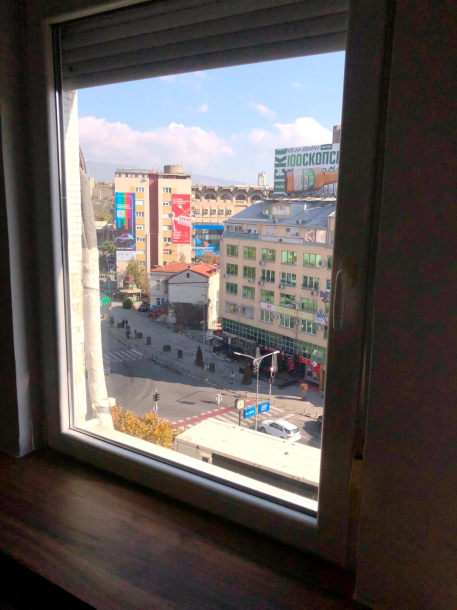 Hotel Room City Square With Great View No Parking Skopje Esterno foto